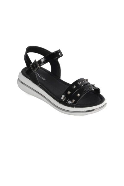 

sandals women's black patent leather