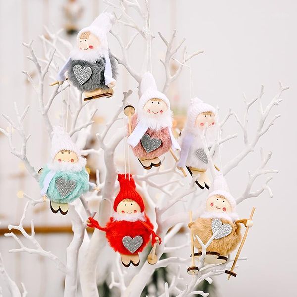 

christmas decorations 2022 plush dolls ornament xmas tree hanging pendant decor