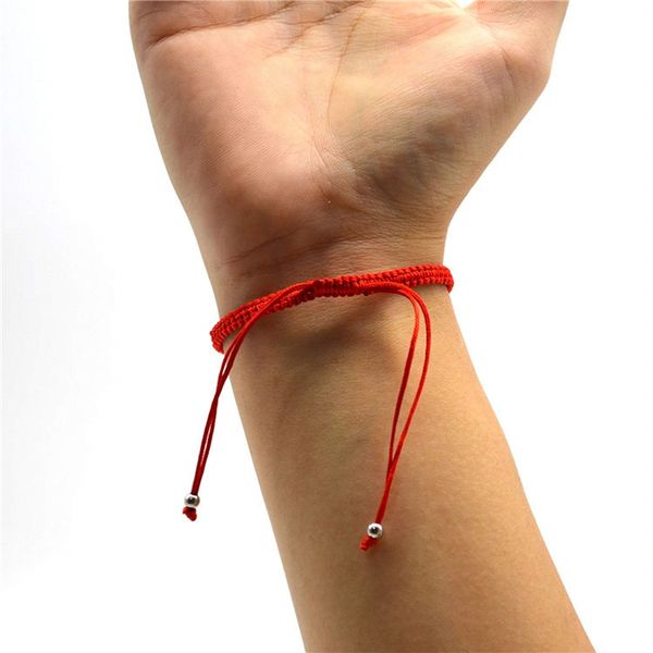 

Charm Bracelets Handmade Braided Rope Red Thread Blue Eye Bring You Lucky Peaceful Adjustable Length 86 O2 W70J CJVN