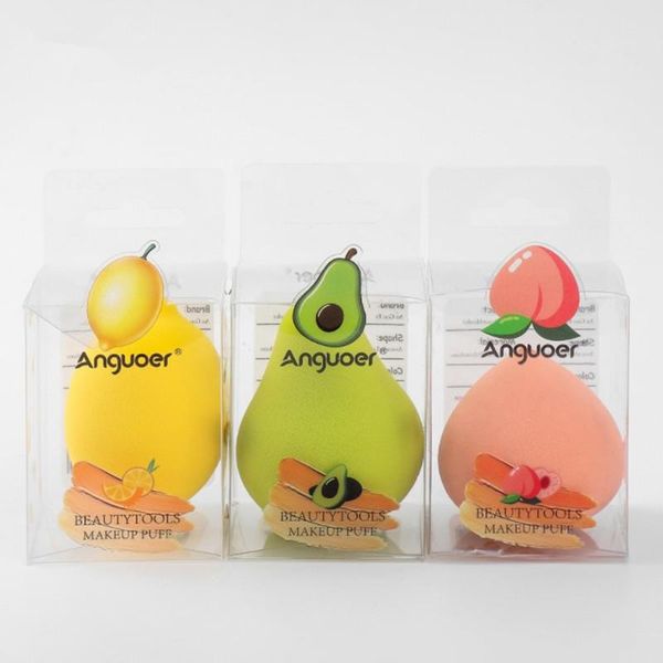 

sponges, applicators & cotton 1pcs fruit shape makeup sponge cosmetic puff foundation mix powder smooth blender beauty make up tools