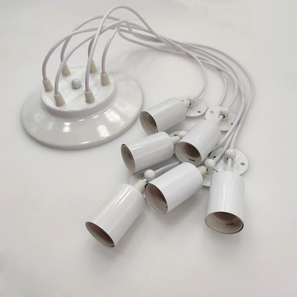

chandeliers vintage chandelier white e27 multi-head cable 1.5-2.5m for bar/restaurant/loft/cafe diy art spider ceiling lamp modern lighting