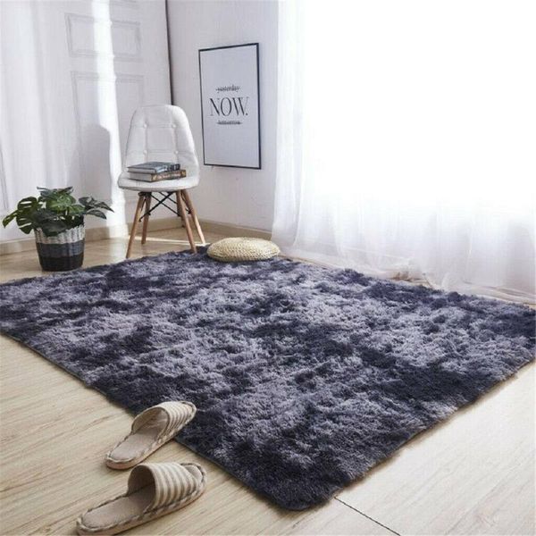 

carpets floor mats 160x200cm soft carpet non-slip tie-dye art fluffy rugs gradient color area for living room bedroom home decoration