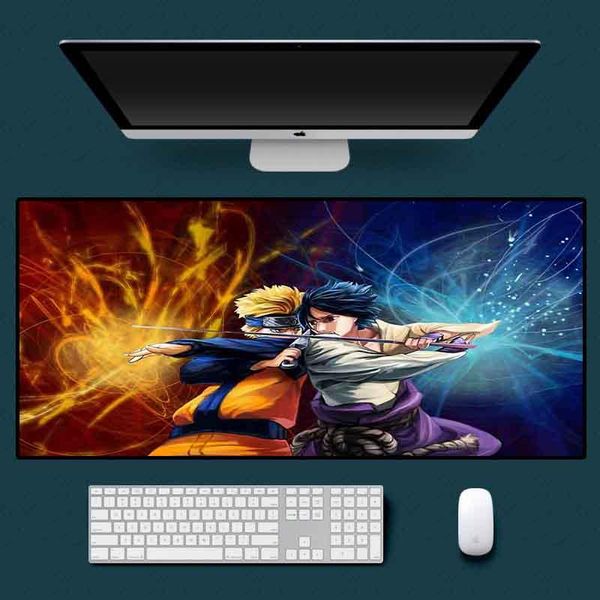 

mouse pads & wrist rests xgz naruto anime large gaming computer pad rubber 70x40/80x40/90x40cm player muse keyboard office carpet desk mat
