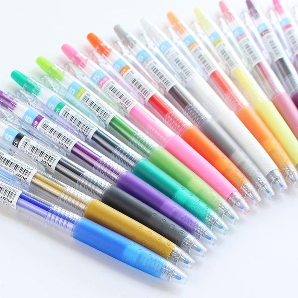 

gel pens japan pilot juice color pen 10ef press metal 0.5mm set 1pcs