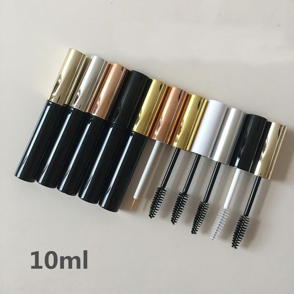 

storage bottles & jars 10ml empty lip gloss tube glaze brush makeup cosmetic container lipstick lipbalm refillable diy lipgloss bottle masca