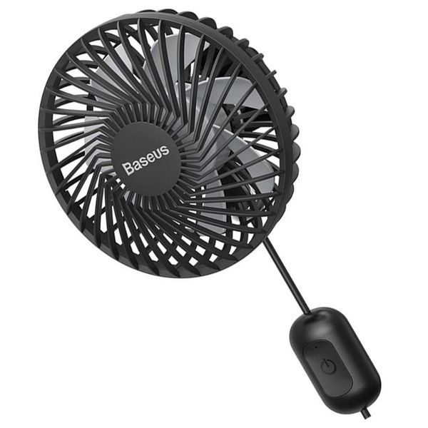 

car air freshener 1pc electric clip fan chic rotatable portable usb 7-blades