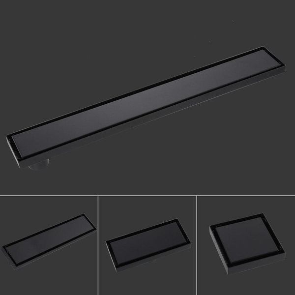 

other bath & toilet supplies bathroom modern black square floor drain tile insert invisible fashion design deodorization filter hair