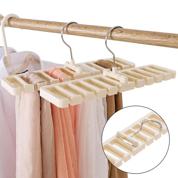 

belt hanger wardrobe tie storage rack finishing hook scarf silk closet hooks & rails
