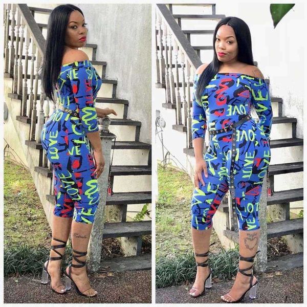

selling q5059 casual dresses fashion digital print jumpsuit with belt, Black;gray