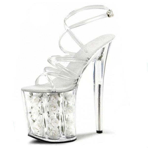 

dress shoes nianzheni perspex heels sandals ladies designer brand custom color summer women high platform open toe, Black