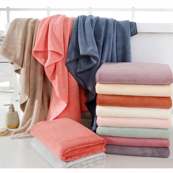 

towel 70*140cm coral velvet absorbent bath towels for adults face set soft comfortable bathroom