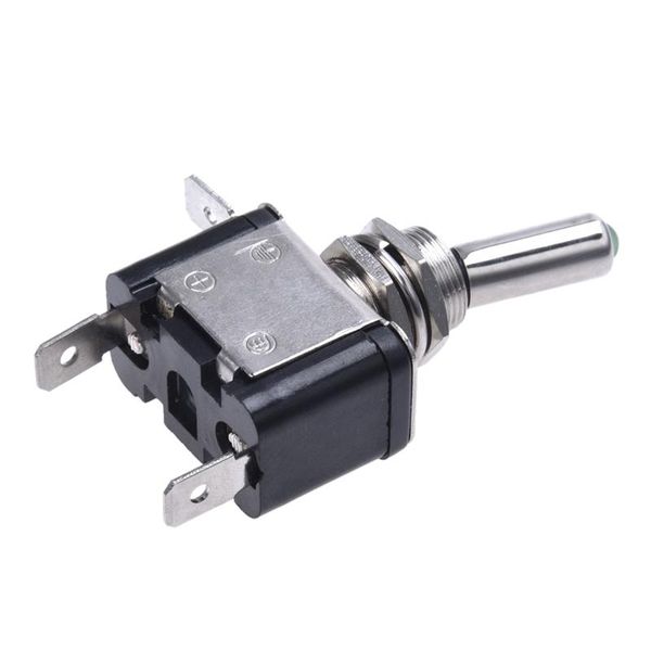 

smart home control green led metal 12v car gearshift toggle switch black
