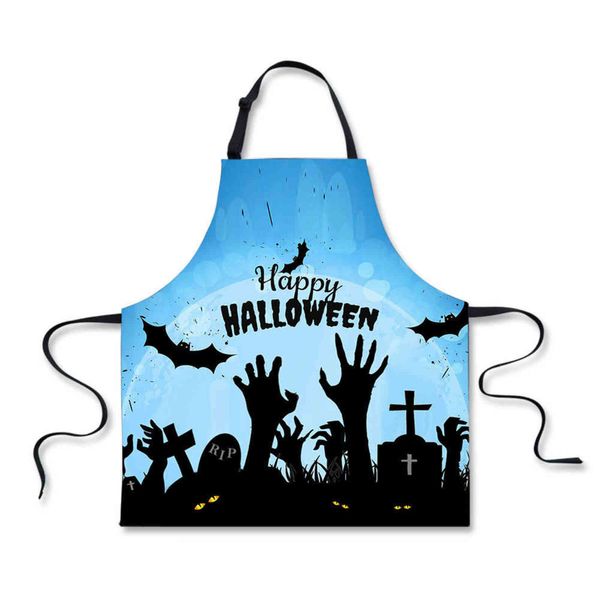 

custom made aprons pumpkin head halloween bat kitchen suppli cooking apron gift advertising apron