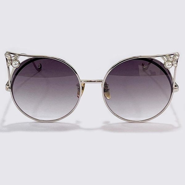 

sunglasses 2021luxury round women brand desgin sun glasses eyewear, White;black