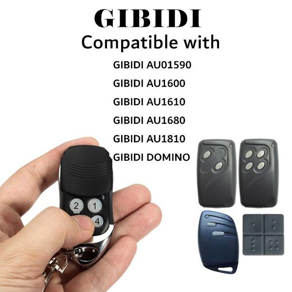 

garage door remote control 433mhz rolling code gibidi au1600 au1610 au1680 au1810 domino command 433.92mhz opener controlers