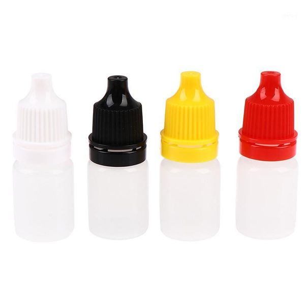 

storage bottles & jars 50pcs pet plastic empty dropper bottle 5ml liquid eye clear water vial