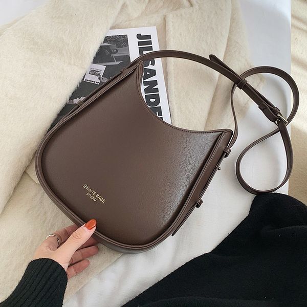 

vintage pu leather bucket bags for women 2021 fashion branded crossbody shoulder hand bag lady trending handbags and purses