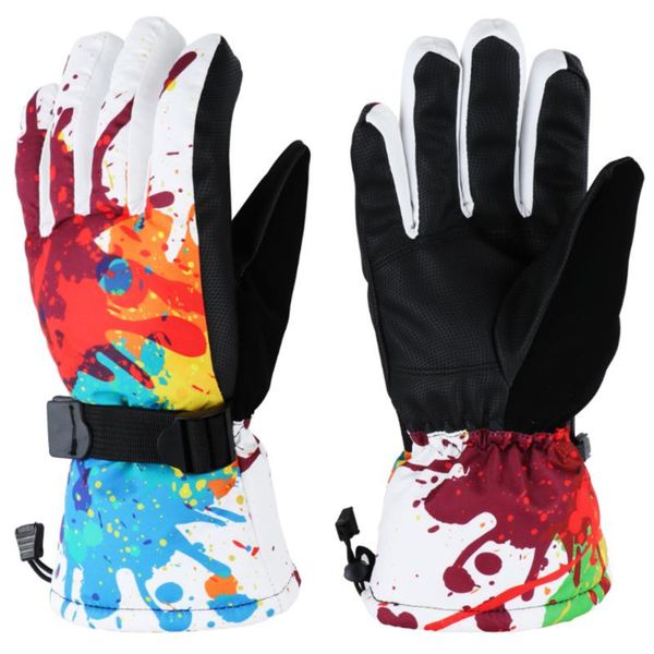 

ski gloves waterproof winter warm women men thickening snowboarding skiing snowmobile riding motorcycle outdoor