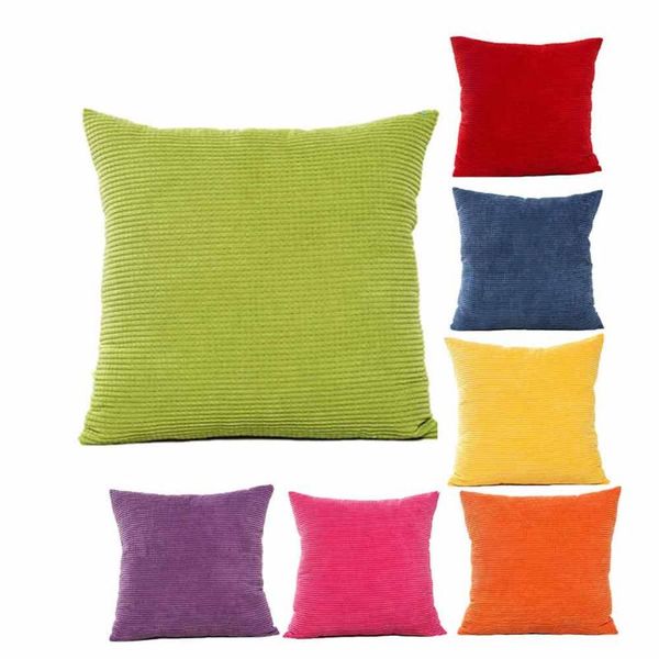 

pillow corn seed case room decoration accessories sofa car solid color cotton throw cushion cover kawaii home decor drop