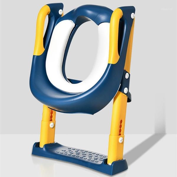 

toilet seat covers baby children step-assisted folding infant potty urinal backrest training chair with step stool ladder1
