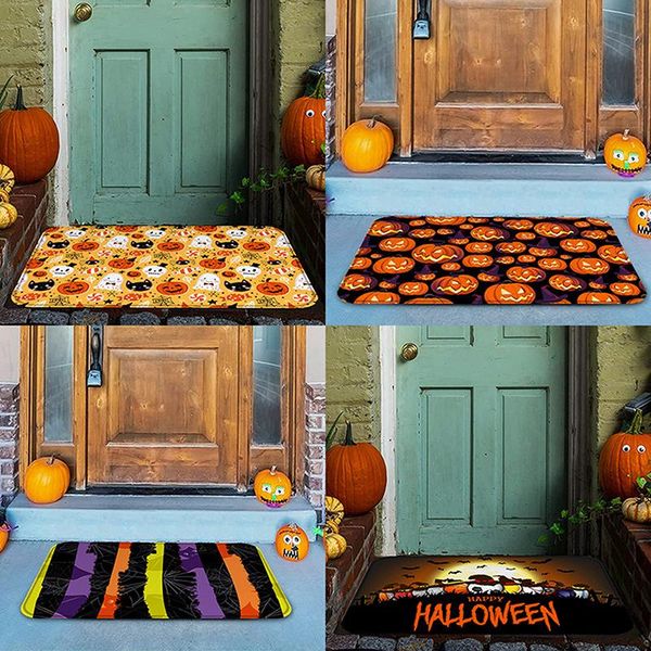 

carpets halloween doormat anti-slip absorb bath mat printed bathroom home kitchen bedroon floor 40*60cm style mats