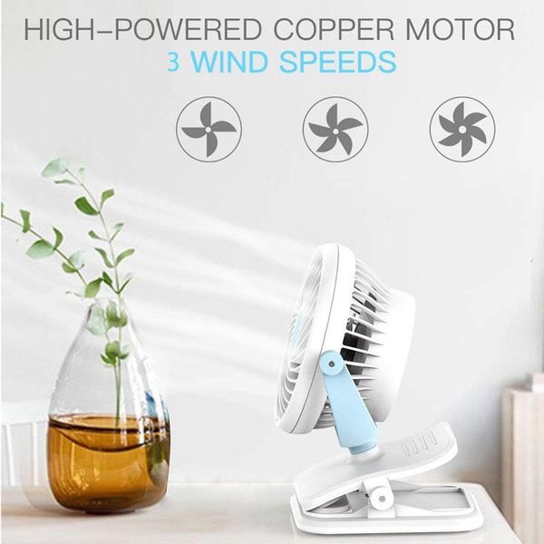 

electric fans fan clip on baby stroller,usb rechargeable battery operated portable table desk for home traveling office tent