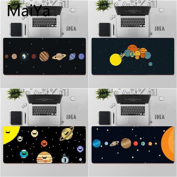 

mouse pads & wrist rests maiya cute cartoon solar system lapgaming mice mousepad large pad keyboards mat