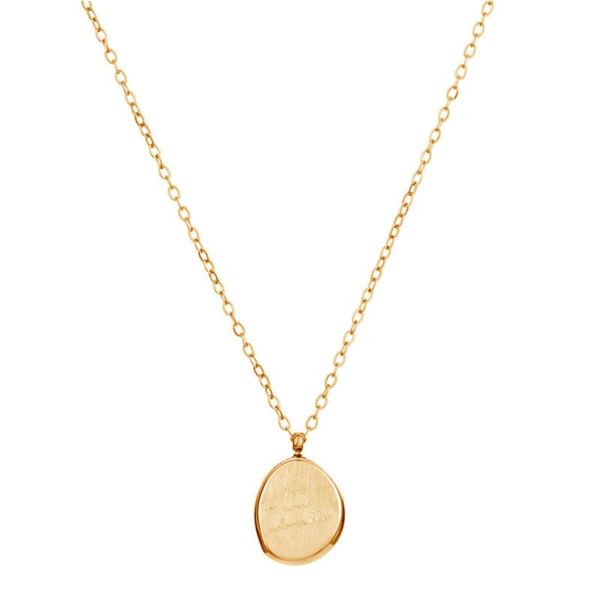 Ожерелья с подвесками 2021, женское брендовое ожерелье с нестандартными буквами, модные ювелирные изделия из нержавеющей стали с гравировкой, оптовая продажа