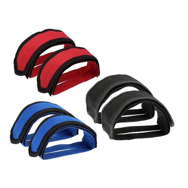 

tools 3 pairs bike pedal straps bicycle feet cycling adhesive toe clip strap belt for fixed gear