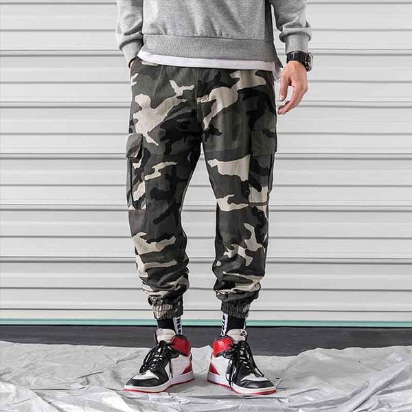 

tactical pants male camo jogger casual men's cargo cotton trousers multi pocket military style army camouflage black urban