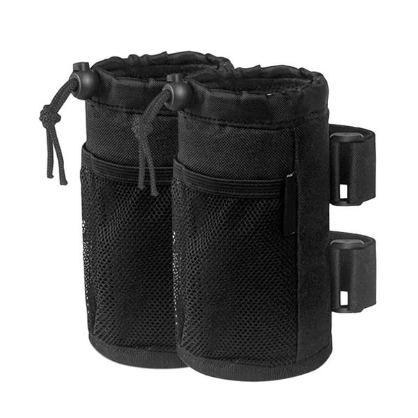 

storage bags 2 water bottle bags, beverage for golf carts and wheelchairs universal cup holders utv/atv, cars, boats