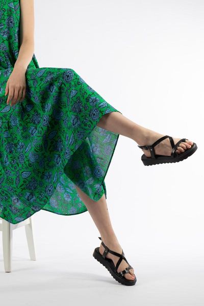 

sandals women's thong, Black