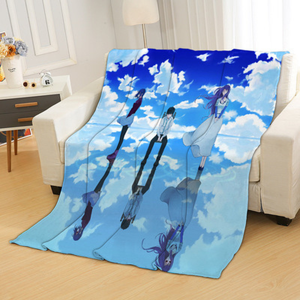 

cloocl anime tokyo ghoul print flannel blankets shawl home decoration air conditioning nap travel blanket 3d keep warm shawls