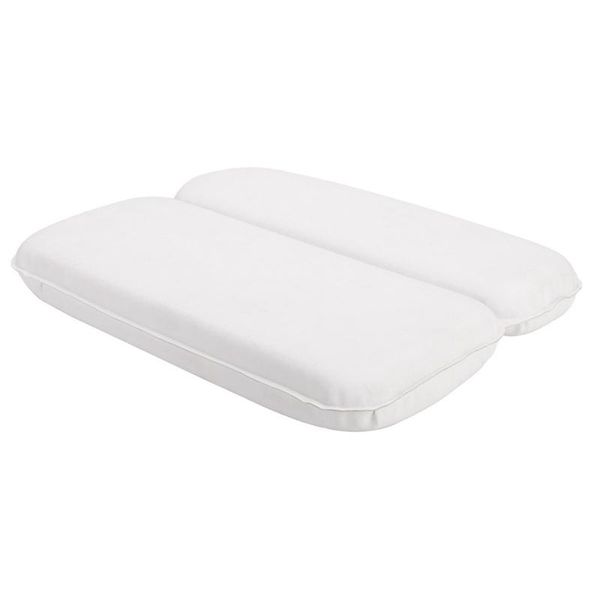 

pillow quality bath spa bathtub pillows tub cushion head,neck support rest 2 panel pillow-11 x 14.6inch bath-pillows,white