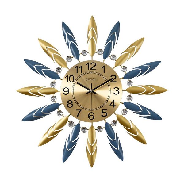 

wall clocks large art clock luxury silent nordic creative living room modern design personality horloge home decor dl60wc