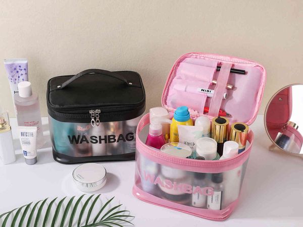 

cosmetic bag make up storage women's portable travel waterproof large capacity toiletries