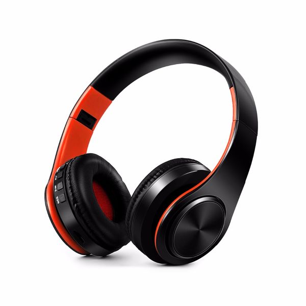 

new portable wireless headphones bluetooth hi-fi stereo foldable headset audio mp3 adjustable earphones with mic for music