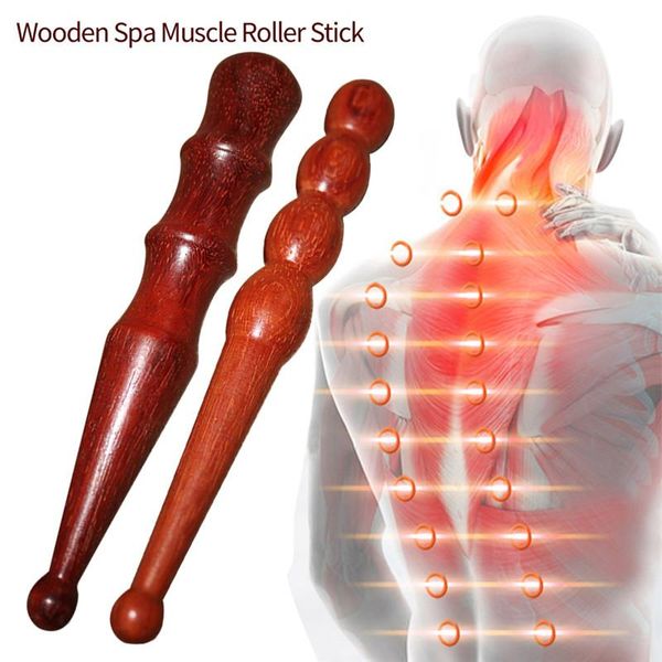 

full body massager 1pc wooden foot spa physiotherapy reflexology thai massage health chart casual stick tool