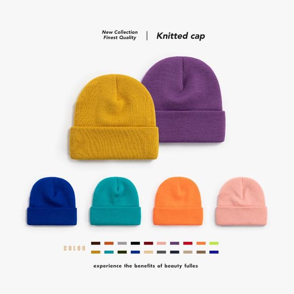 

beanies winter hats for woman knitted hip hop hat girls autumn female beanie caps warmer bonnet ladies casual cap