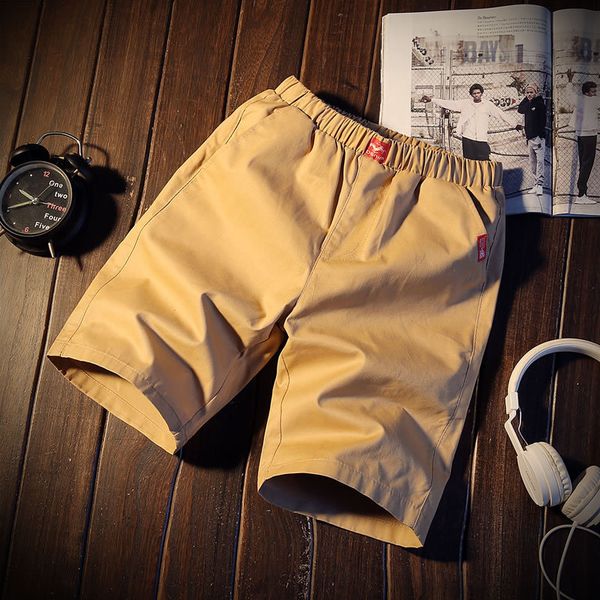 

fashion shorts casual summer men's capris trend pants, White;black