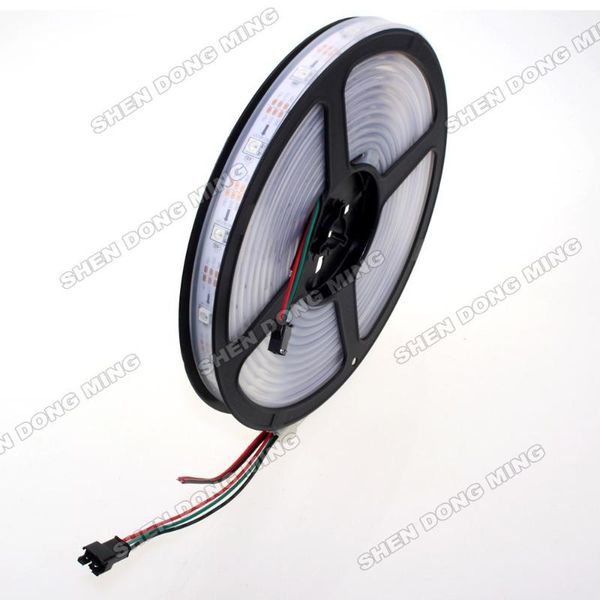 

individually addressable 20m waterproof ip67 rgb 60ic 60 led/m 5v ws2812 led strip, strip pixel strips