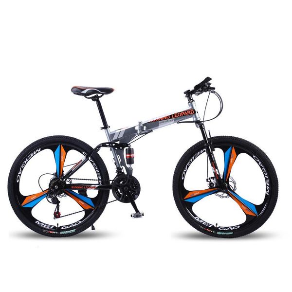 

bicycle mountain bike 21-speed off-road male and female student one-spoke wheel folding bikes