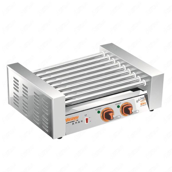 

bread makers wy05 commerical snack machine dog 9-roller grill with 2 controls