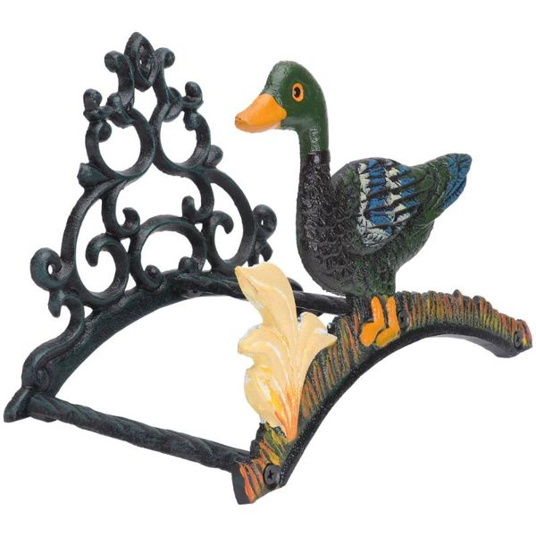 

watering equipments 1pc ironwork hose rack garden storage holder decorative water bracket