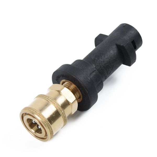 

watering equipments 1/4\\\" washer adapter connector coupling brass plastic for s10 karcher k series