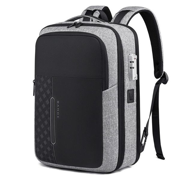 

backpack men's outdoor reflective travel fashion business computer waterproof large capacity anti-theft lock bag