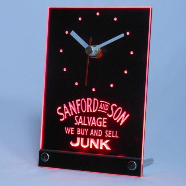

wall clocks tnc0235 sanford and son buy sell junk table desk 3d led clock