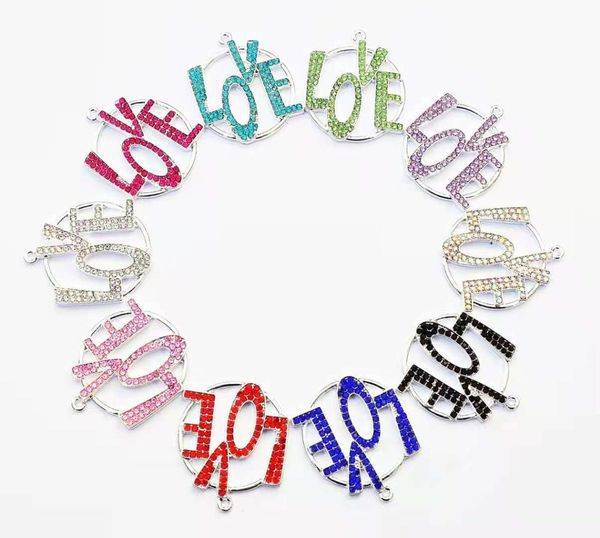 

10pcs letter love charms for women diy jewelry accessories l4, Bronze;silver