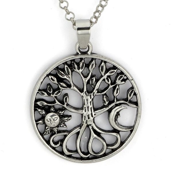 

popular new viking necklace life tree pendant alloy pendant, Silver