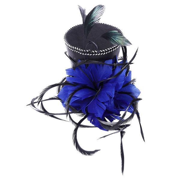 

party hats fascinators hat women flower feathers fedoras hairpin cocktail tea headwewar accessories for girls gif